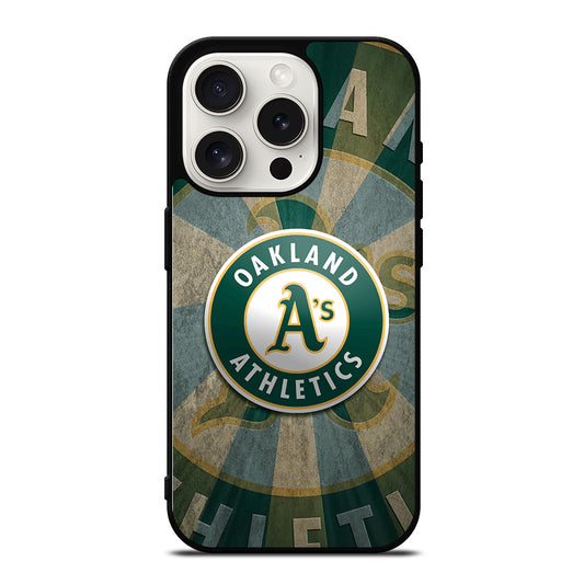 OAKLAND ATHLETICS LOGO MLB 3 iPhone 15 Pro Case Cover