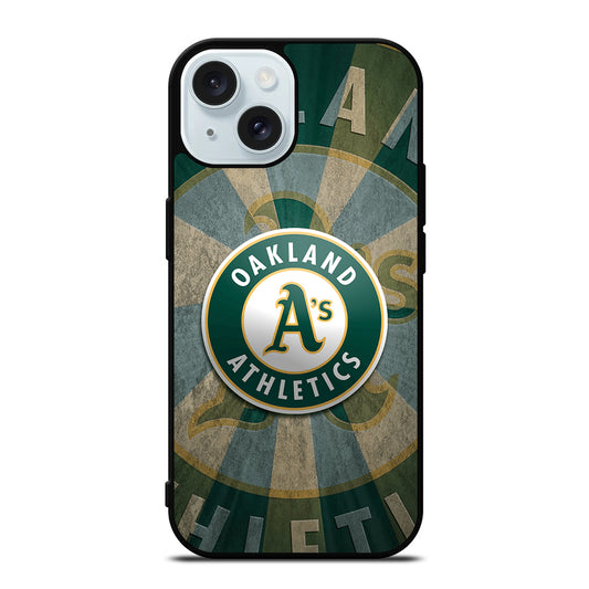 OAKLAND ATHLETICS LOGO MLB 3 iPhone 15 Case Cover