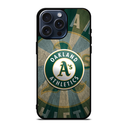 OAKLAND ATHLETICS LOGO MLB 3 iPhone 15 Pro Max Case Cover