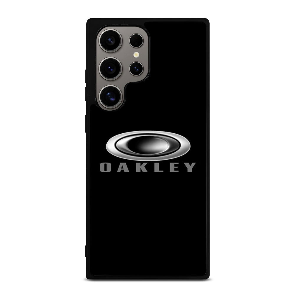 OAKLEY BLACK LOGO Samsung Galaxy S24 Ultra Case Cover
