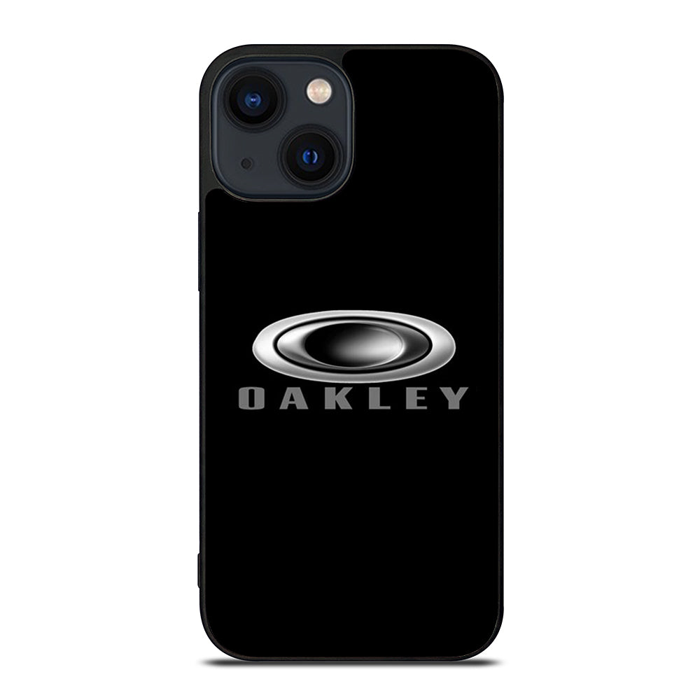OAKLEY BLACK LOGO iPhone 14 Plus Case Cover