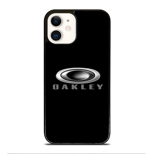 OAKLEY BLACK LOGO iPhone 12 Case Cover