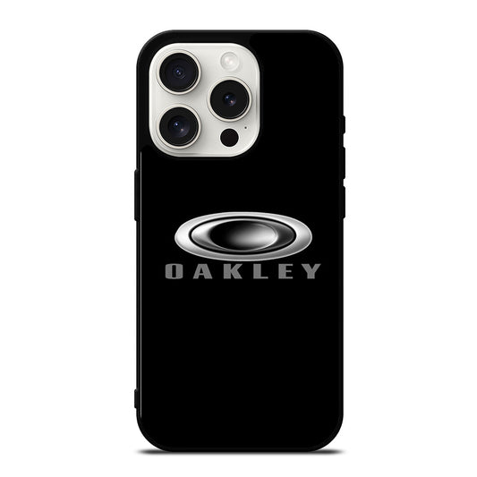 OAKLEY BLACK LOGO iPhone 15 Pro Case Cover