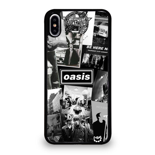 OASIS ROCK BAND COLLAGE iPhone XS Max Case Cover