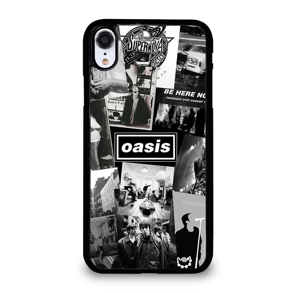 OASIS ROCK BAND COLLAGE iPhone XR Case Cover