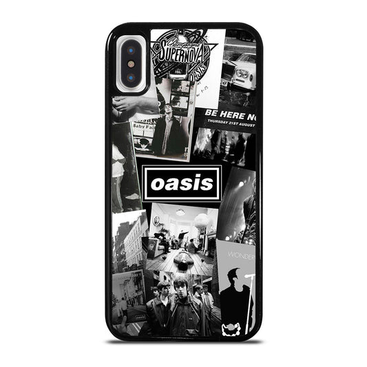 OASIS ROCK BAND COLLAGE iPhone X / XS Case Cover