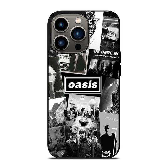 OASIS ROCK BAND COLLAGE iPhone 13 Pro Case Cover