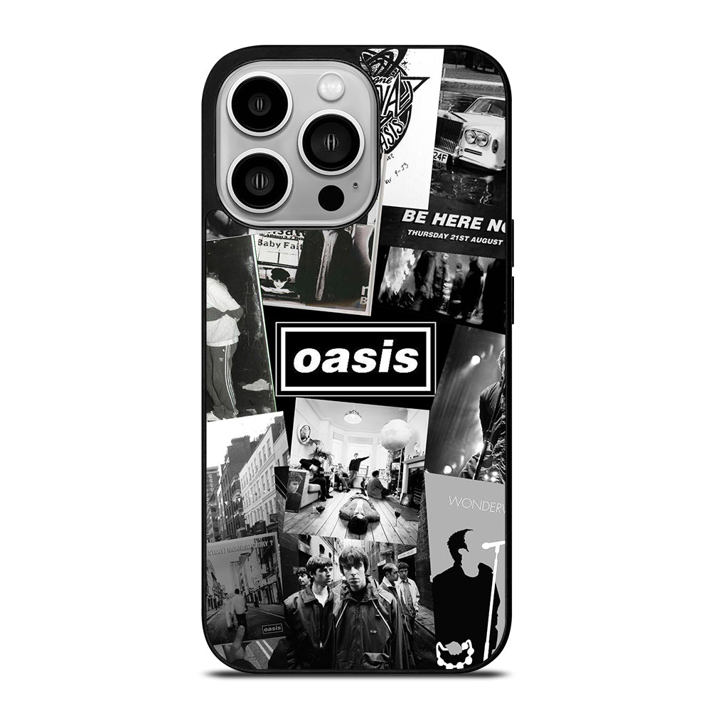 OASIS ROCK BAND COLLAGE iPhone 14 Pro Case Cover