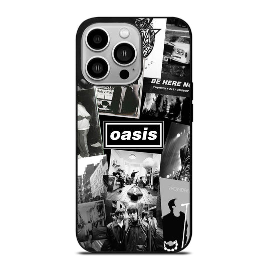 OASIS ROCK BAND COLLAGE iPhone 14 Pro Case Cover