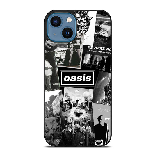 OASIS ROCK BAND COLLAGE iPhone 14 Case Cover