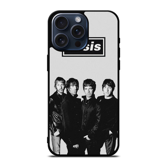 OASIS ROCK BAND MUSIC iPhone 15 Pro Max Case Cover
