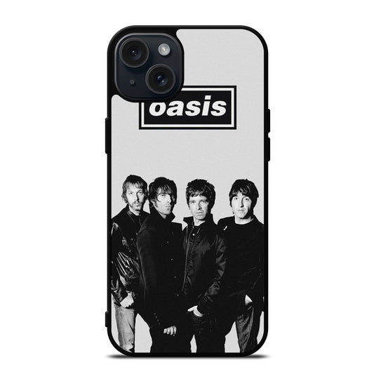 OASIS ROCK BAND MUSIC iPhone 15 Plus Case Cover
