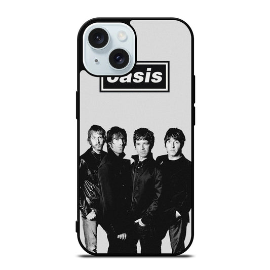 OASIS ROCK BAND MUSIC iPhone 15 Case Cover