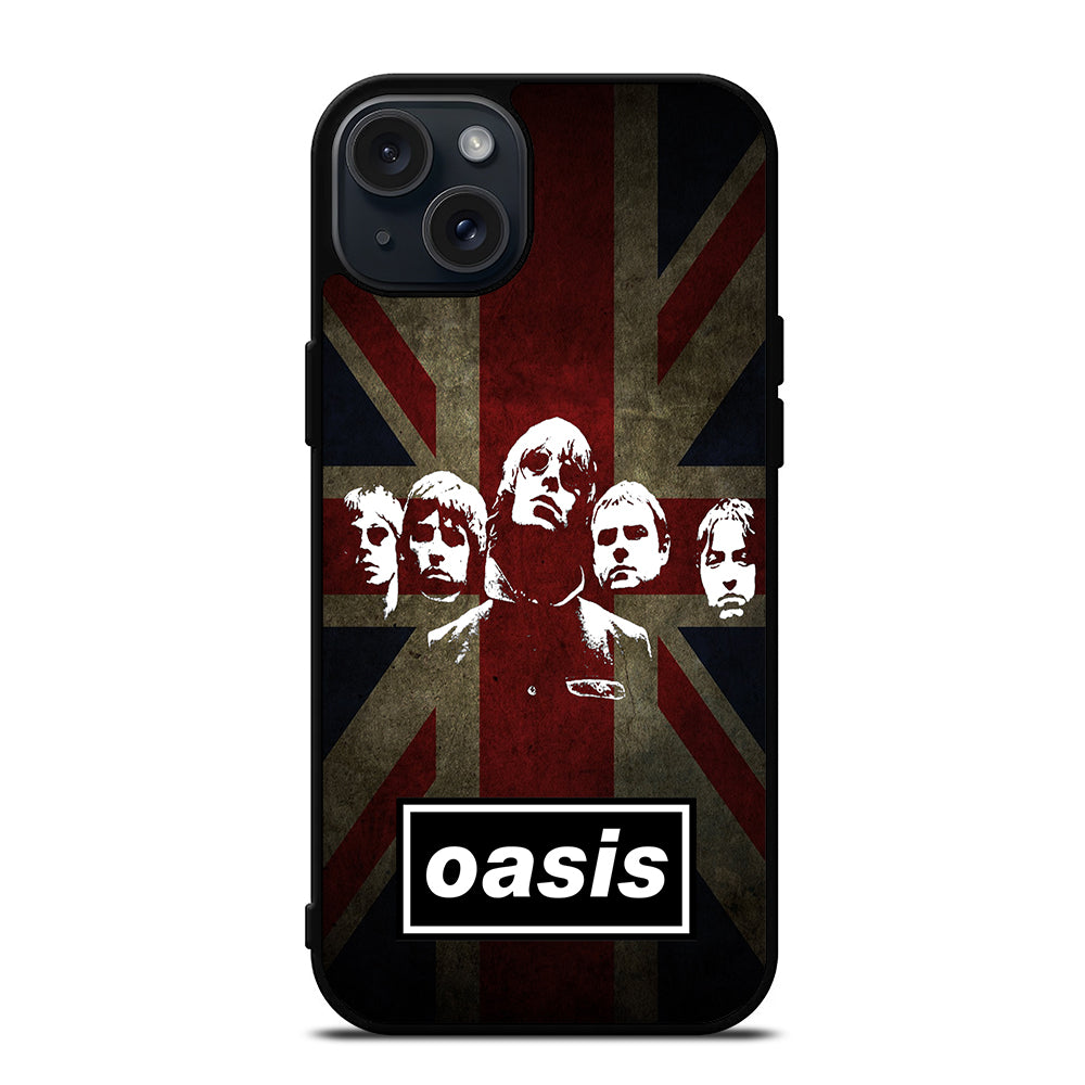 OASIS ROCK BAND iPhone 15 Plus Case Cover