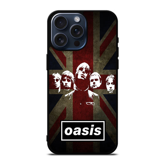 OASIS ROCK BAND iPhone 15 Pro Max Case Cover