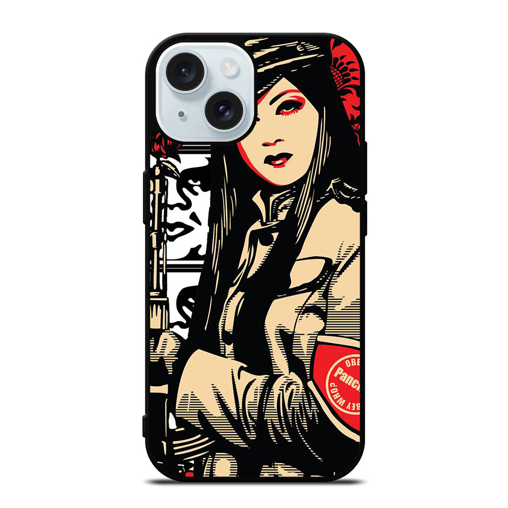 OBEY GIRL iPhone 15 Case Cover