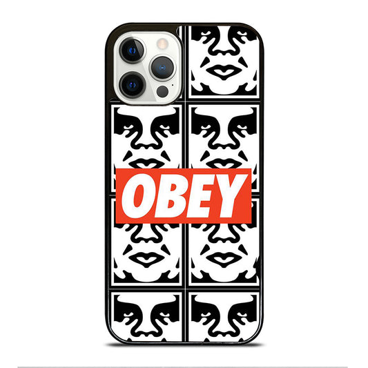 OBEY LOGO iPhone 12 Pro Case Cover