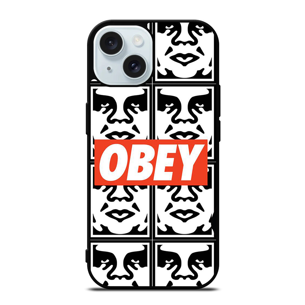 OBEY LOGO iPhone 15 Case Cover