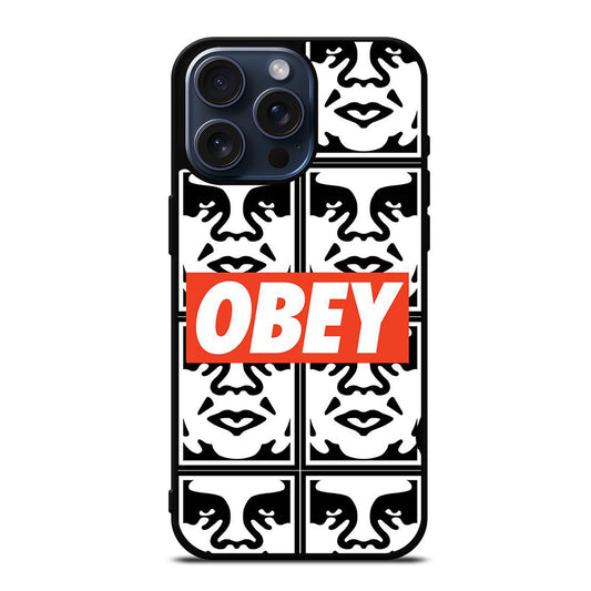 OBEY LOGO iPhone 15 Pro Max Case Cover