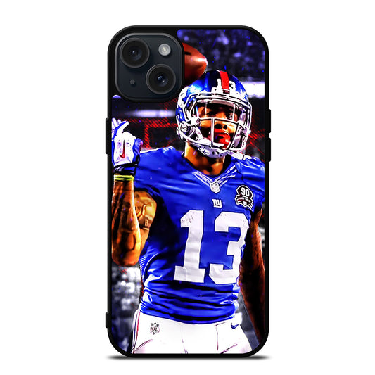 ODELL BECKHAM JR FOOTBALL iPhone 15 Plus Case Cover