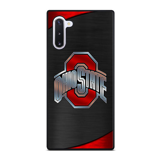 OHIO STATE BUCKEYES METAL LOGO Samsung Galaxy Note 10 Case Cover