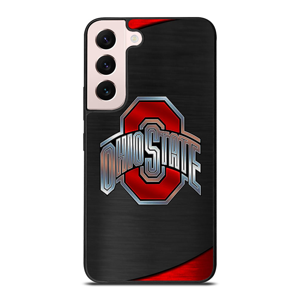 OHIO STATE BUCKEYES METAL LOGO Samsung Galaxy S22 Plus Case Cover