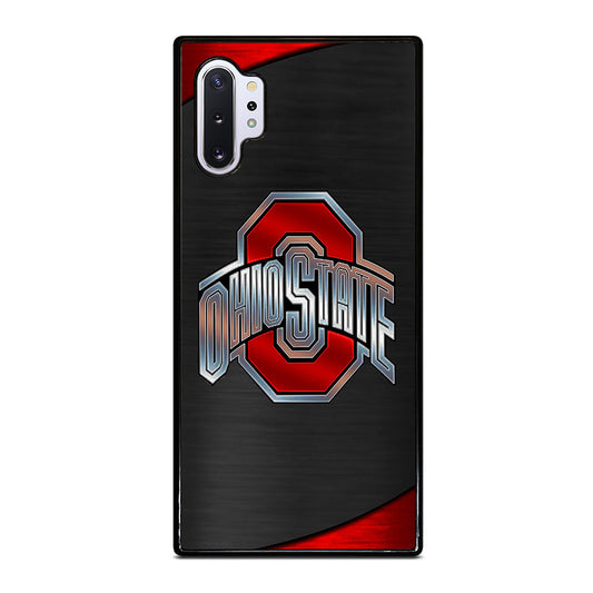 OHIO STATE BUCKEYES METAL LOGO Samsung Galaxy Note 10 Plus Case Cover