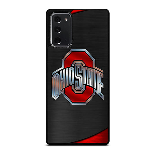 OHIO STATE BUCKEYES METAL LOGO Samsung Galaxy Note 20 Case Cover