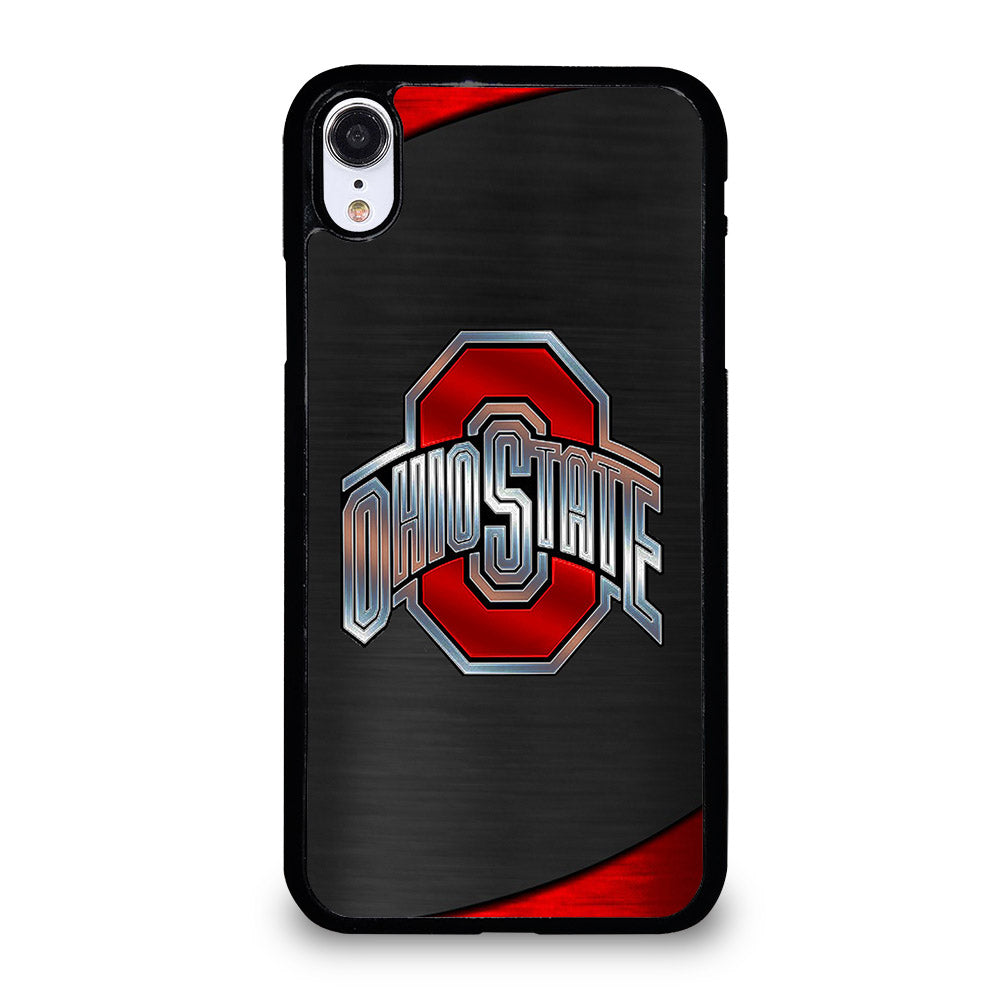 OHIO STATE BUCKEYES METAL LOGO iPhone XR Case Cover