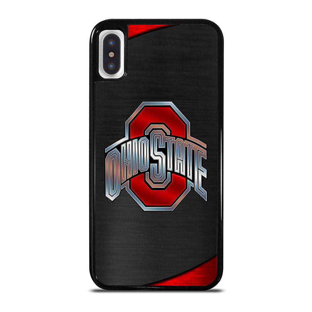 OHIO STATE BUCKEYES METAL LOGO iPhone X / XS Case Cover