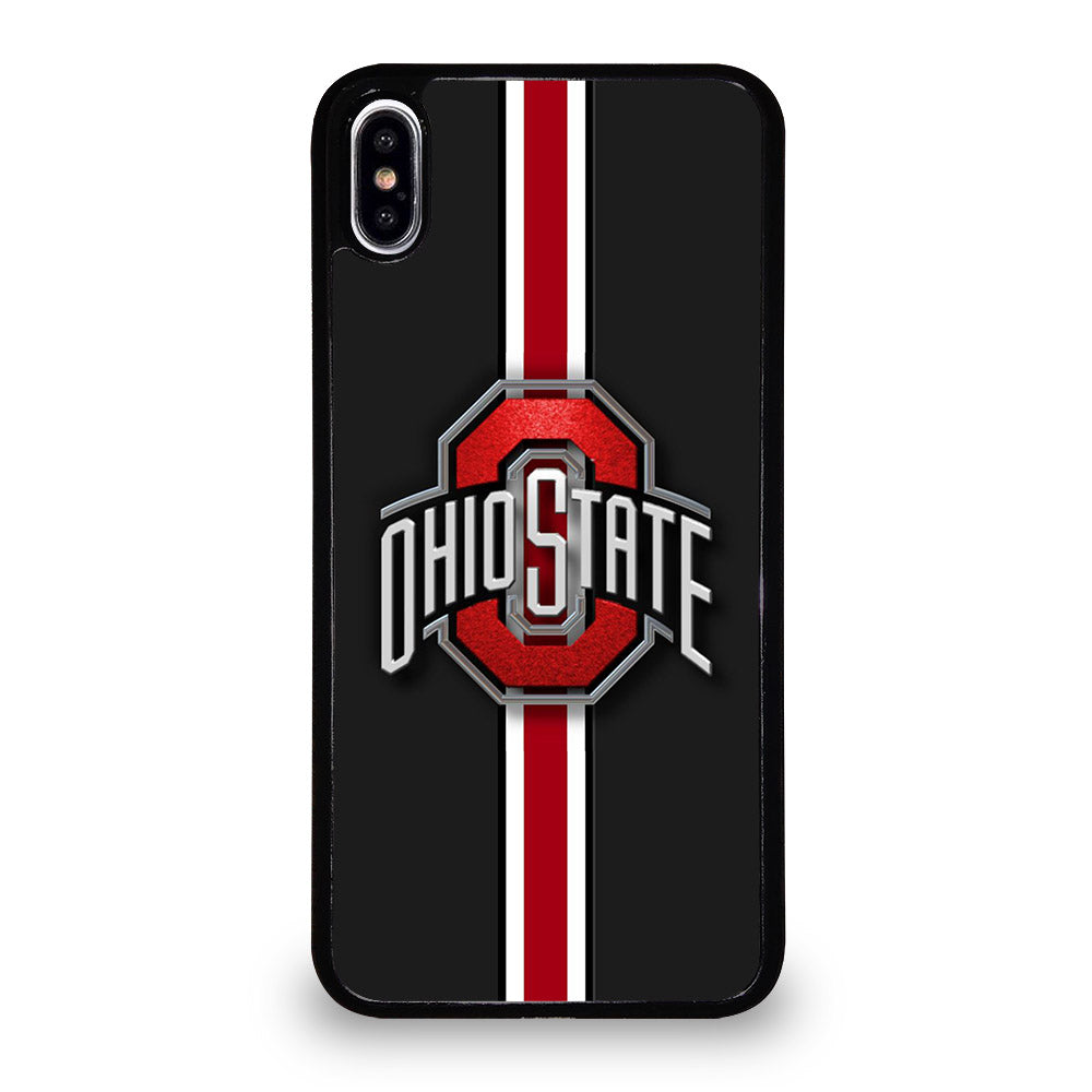 OHIO STATE BUCKEYES STRIPE LOGO iPhone XS Max Case Cover