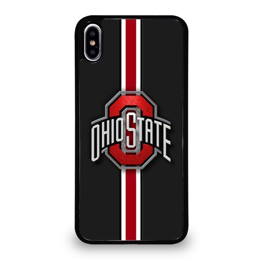 OHIO STATE BUCKEYES STRIPE LOGO iPhone XS Max Case Cover