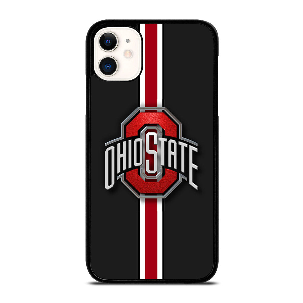 OHIO STATE BUCKEYES STRIPE LOGO iPhone 11 Case Cover