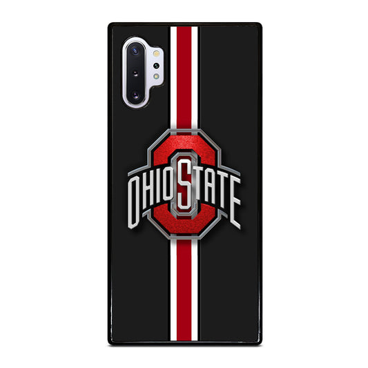 OHIO STATE BUCKEYES STRIPE LOGO Samsung Galaxy Note 10 Plus Case Cover