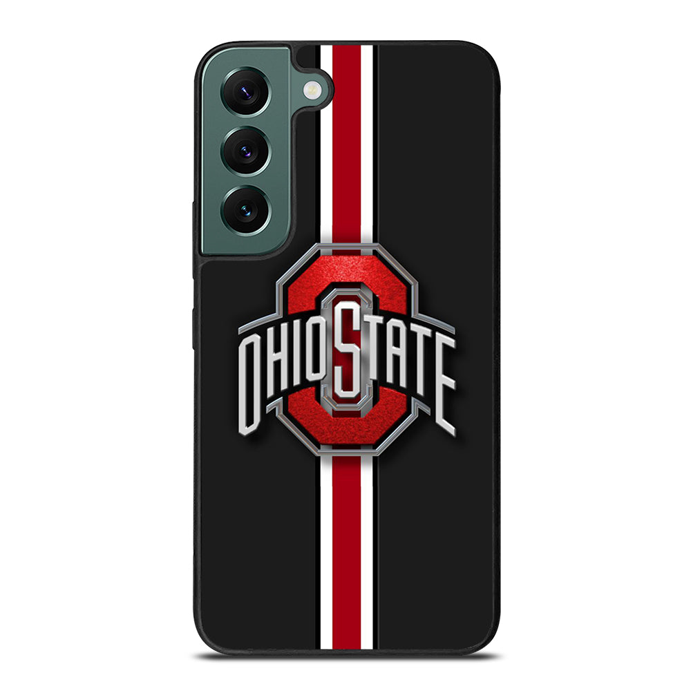 OHIO STATE BUCKEYES STRIPE LOGO Samsung Galaxy S22 Case Cover