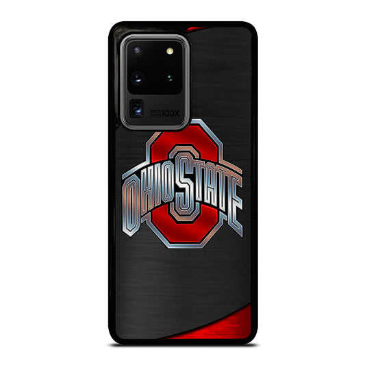 OHIO STATE BUCKEYES METAL LOGO Samsung Galaxy S20 Ultra Case Cover