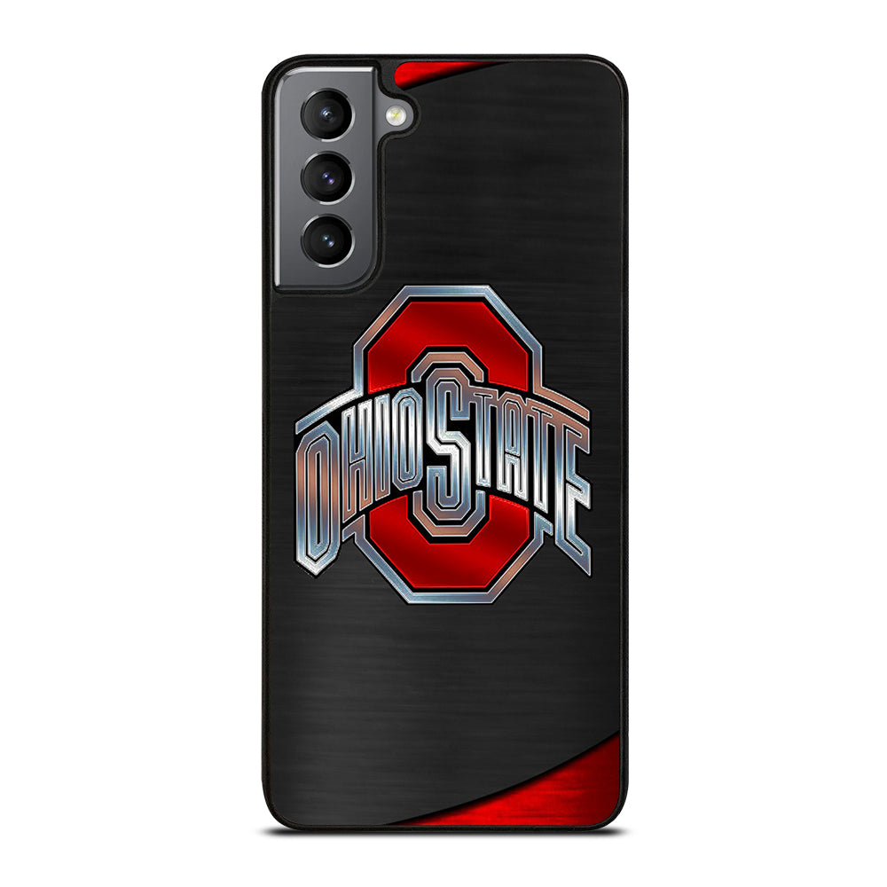 OHIO STATE BUCKEYES METAL LOGO Samsung Galaxy S21 Plus Case Cover