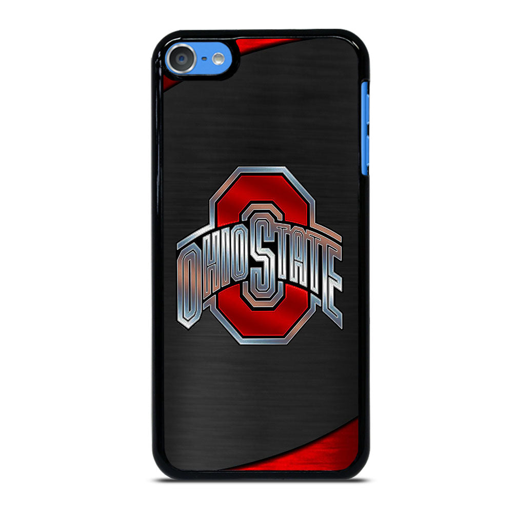 OHIO STATE BUCKEYES METAL LOGO iPod Touch 7 Case Cover