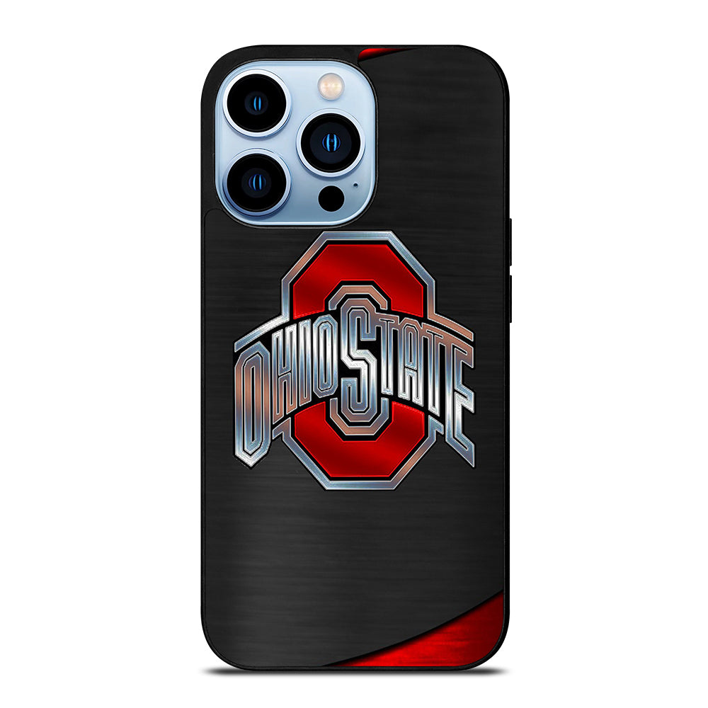 OHIO STATE BUCKEYES METAL LOGO iPhone 13 Pro Max Case Cover