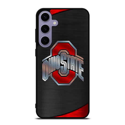 OHIO STATE BUCKEYES METAL LOGO Samsung Galaxy S24 Plus Case Cover