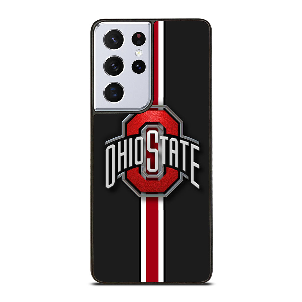 OHIO STATE BUCKEYES STRIPE LOGO Samsung Galaxy S21 Ultra Case Cover