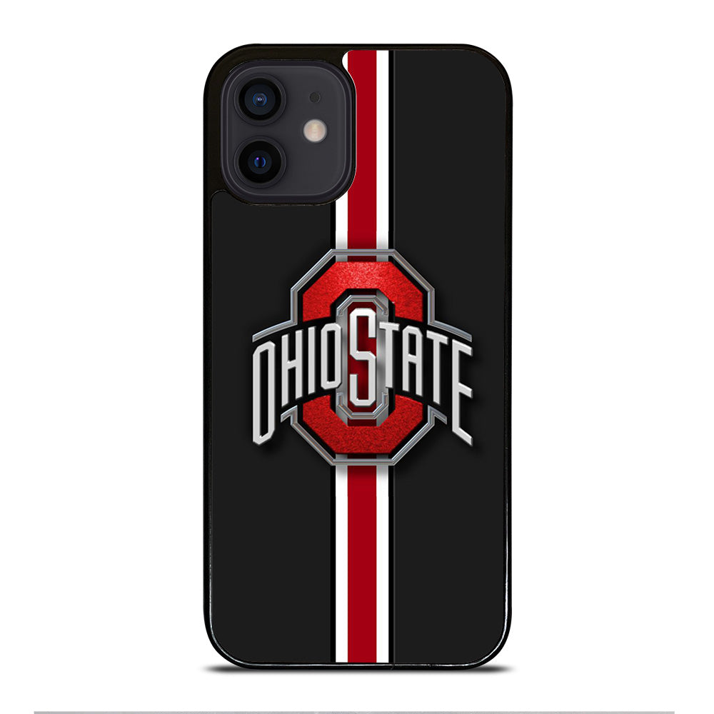 OHIO STATE BUCKEYES STRIPE LOGO iPhone 12 Mini Case Cover