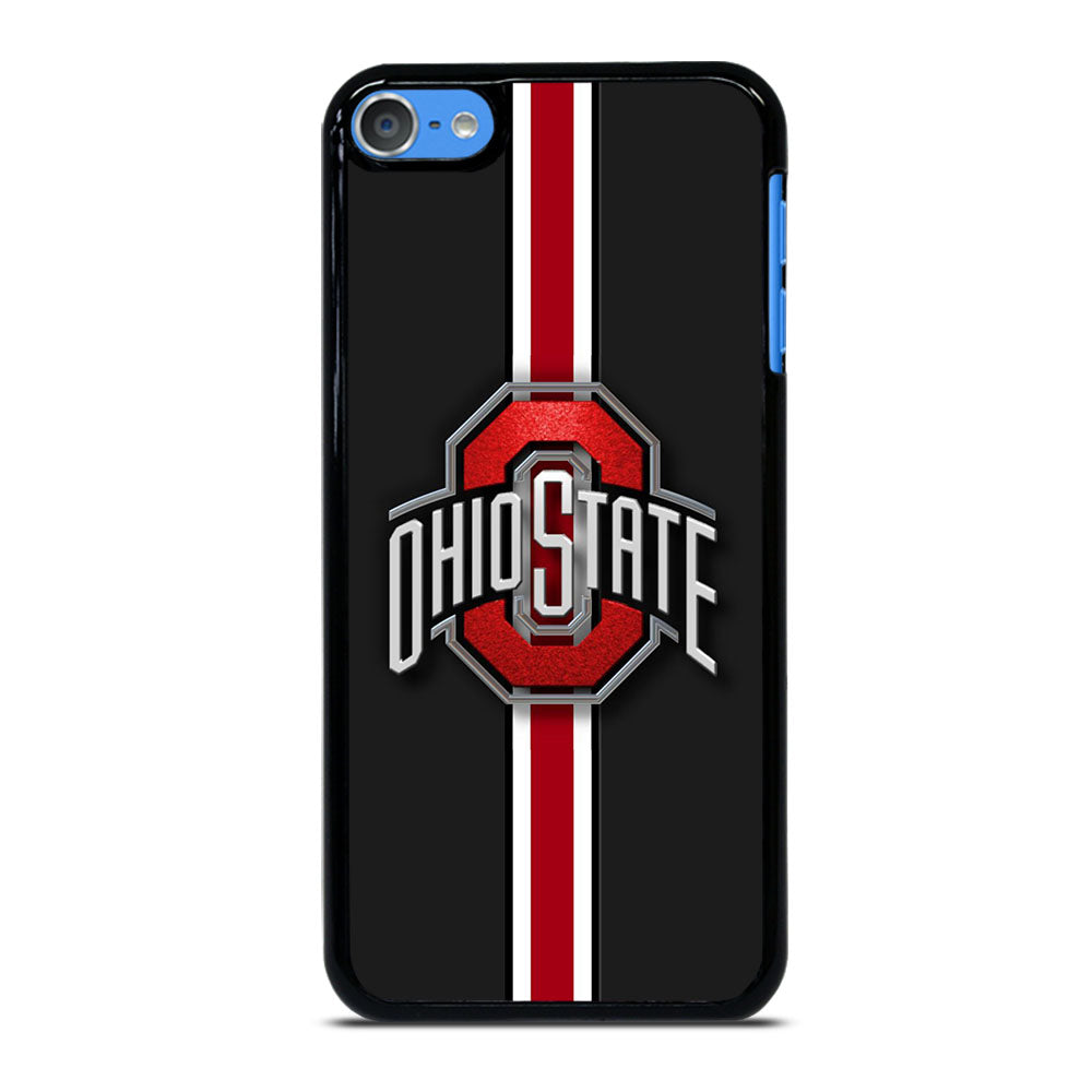 OHIO STATE BUCKEYES STRIPE LOGO iPod Touch 7 Case Cover
