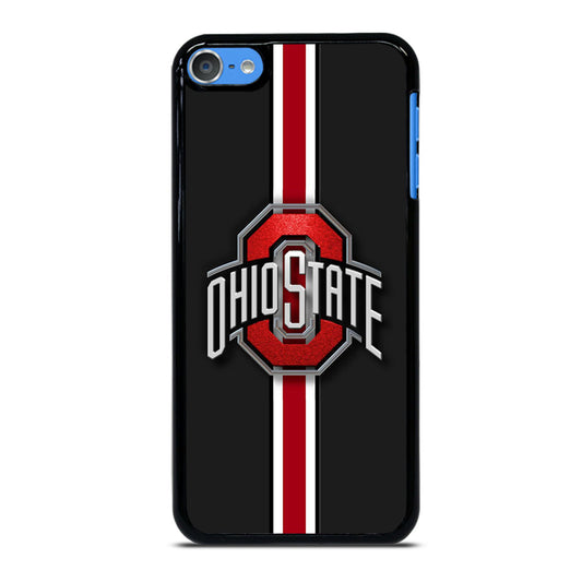 OHIO STATE BUCKEYES STRIPE LOGO iPod Touch 7 Case Cover