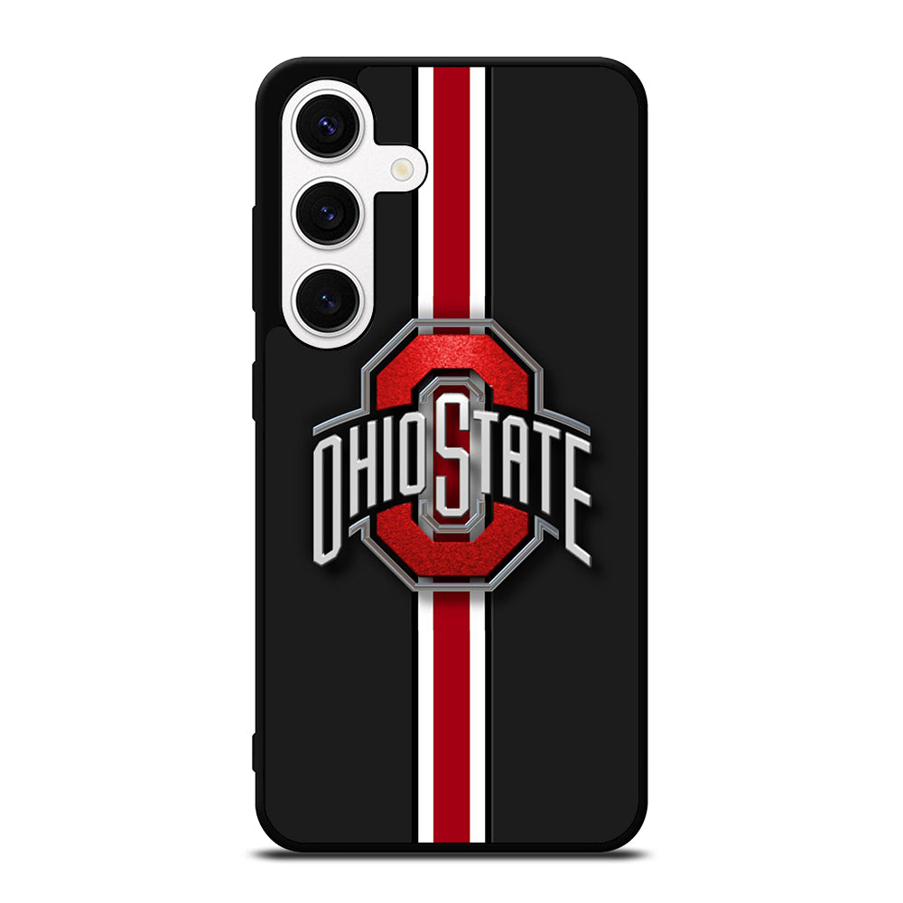 OHIO STATE BUCKEYES STRIPE LOGO Samsung Galaxy S24 Case Cover