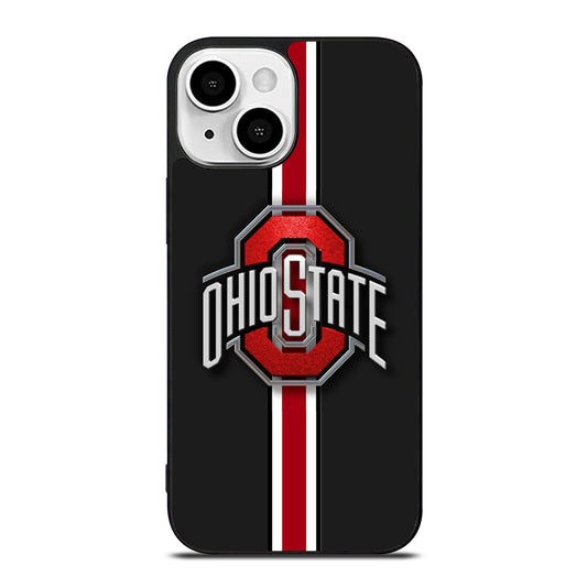OHIO STATE BUCKEYES STRIPE LOGO iPhone 13 Mini Case Cover