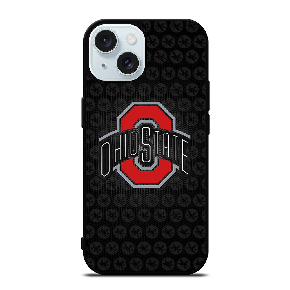 OHIO STATE MARIJUANA LOGO iPhone 15 Case Cover