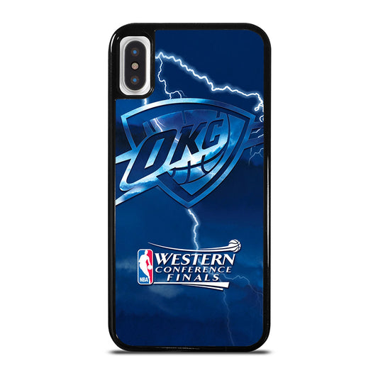 OKLAHOMA CITY THUNDER LOGO 3 iPhone X / XS Case Cover