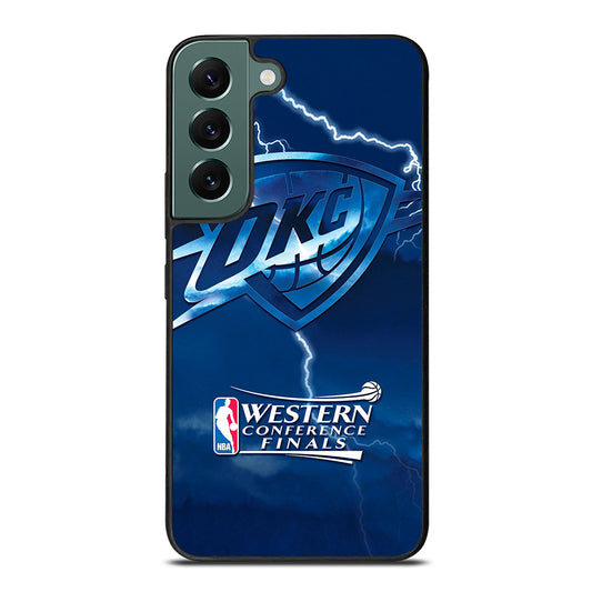 OKLAHOMA CITY THUNDER LOGO 3 Samsung Galaxy S22 Case Cover