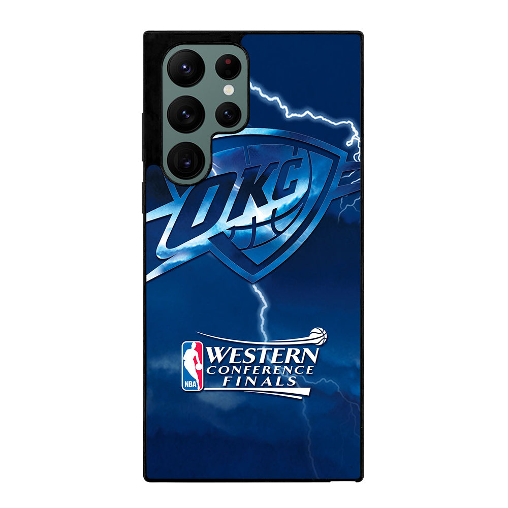 OKLAHOMA CITY THUNDER LOGO 3 Samsung Galaxy S22 Ultra Case Cover